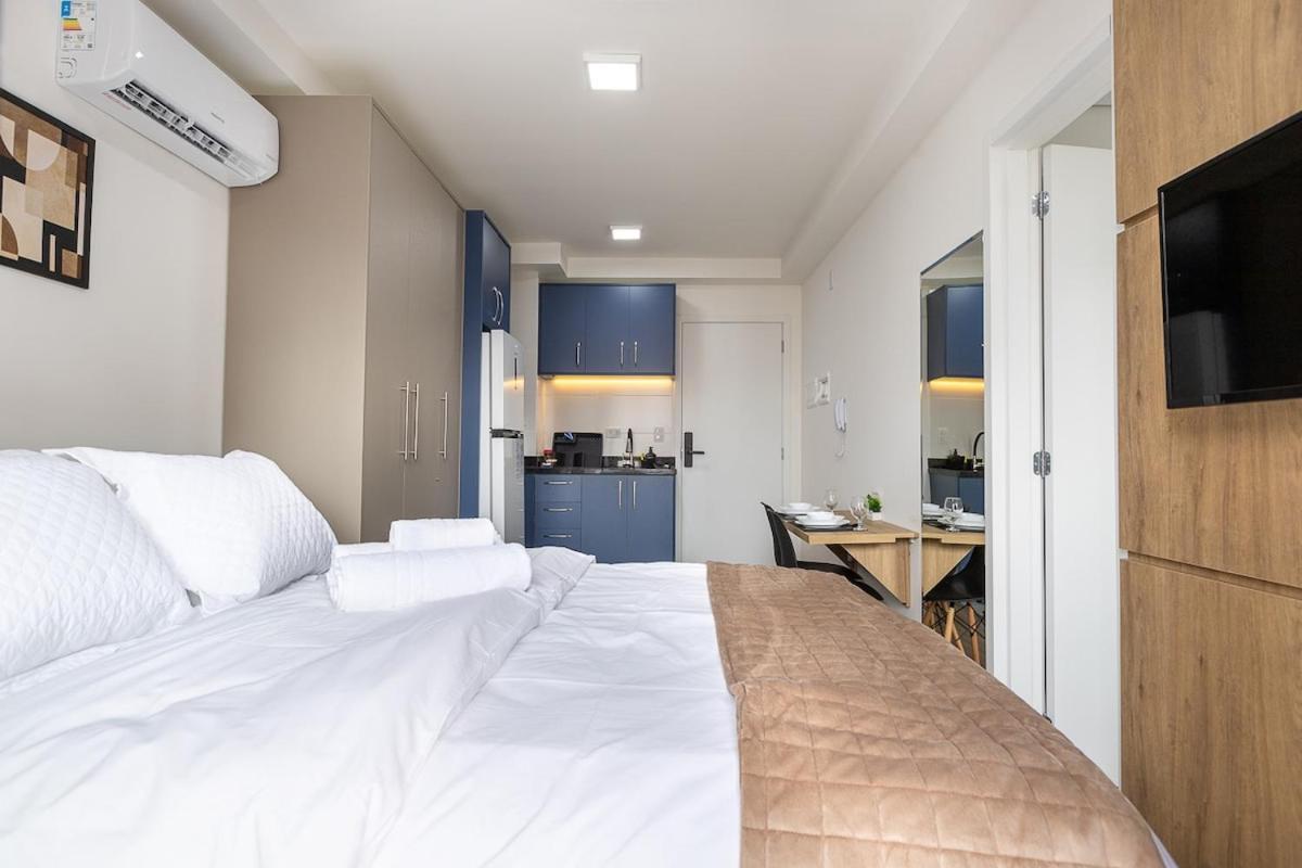 Apartamento O Azul Cheio De Estilo Com Piscina E Academia Curitiba
