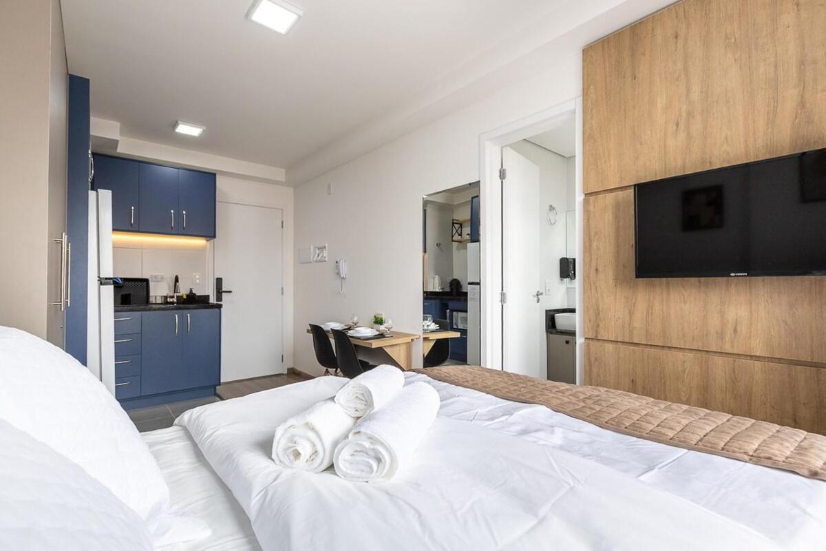 Apartamento O Azul Cheio De Estilo Com Piscina E Academia